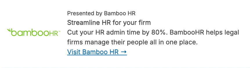Has 'job-hugging' made it to the legal field?