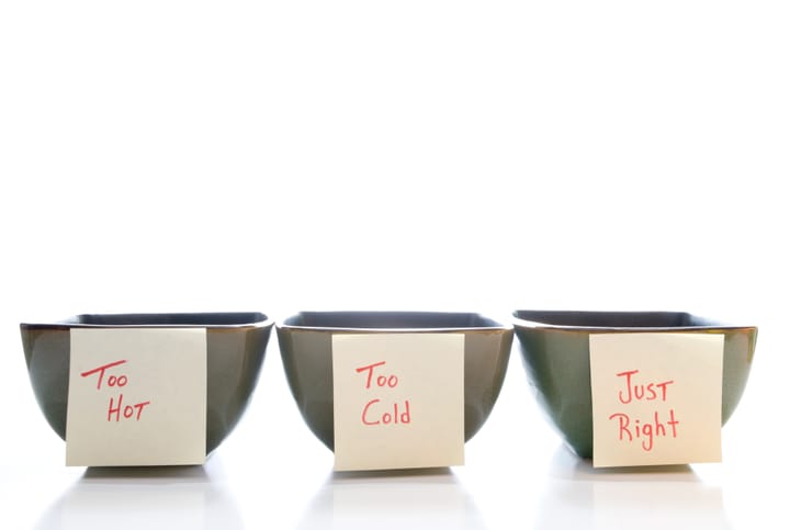 The Goldilocks pricing problem